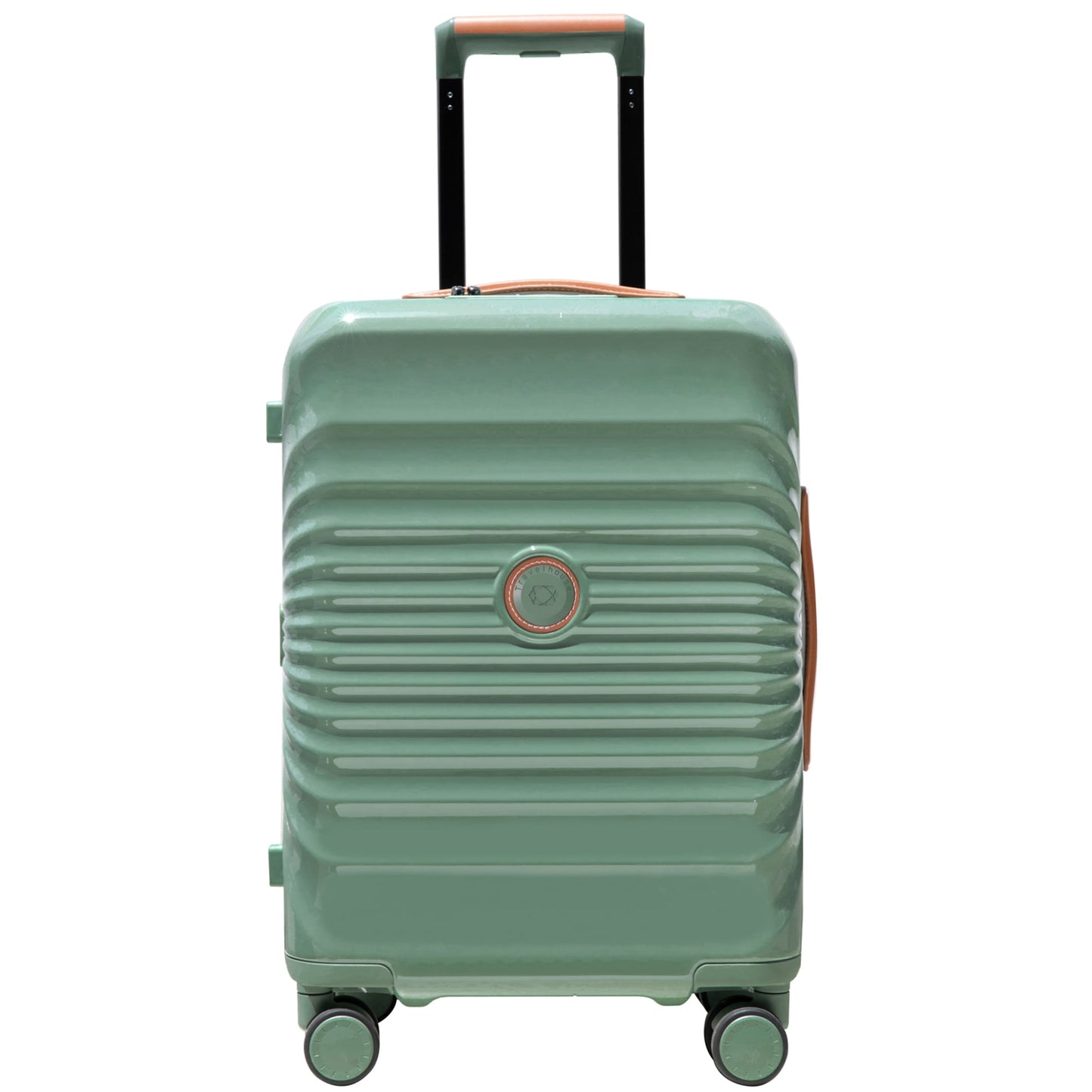 Hardshell Carry on Luggage Hardside Lightweight Suitcase with TSA Lock Spinner Wheels. (Green)