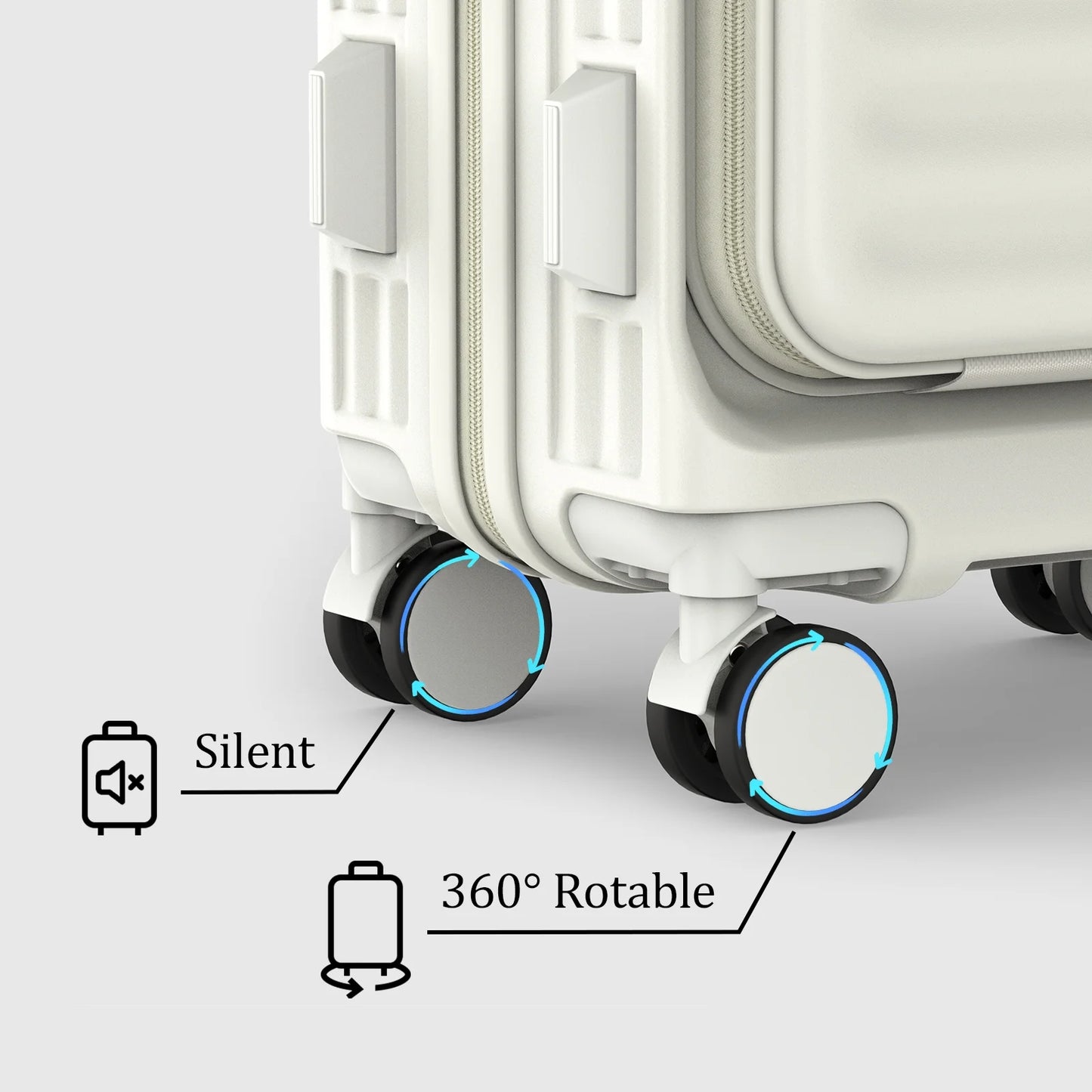 4 Luggage Sets PC Hardside Spinner Luggage -(Expandable Suitcase20"24")28-In Checked Luggage