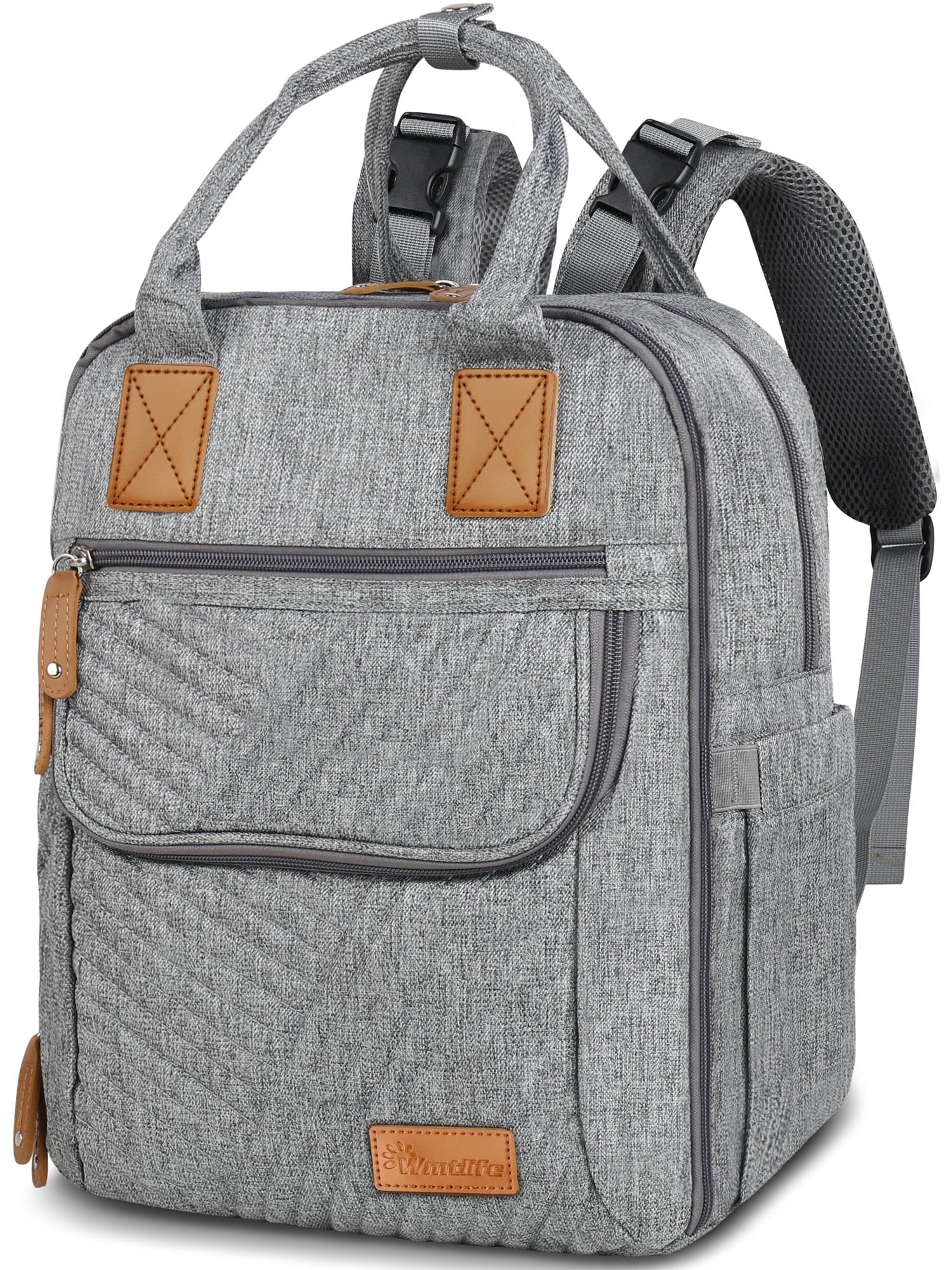 Diaper Bag Backpack, Baby Travel Bags for Boys Girls with Stroller Straps