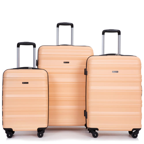 3 Piece Luggage Sets,Pc Hardside Suitcase with Expandable,Spinner Wheels, TSA Lock,Carry on Luggage Set