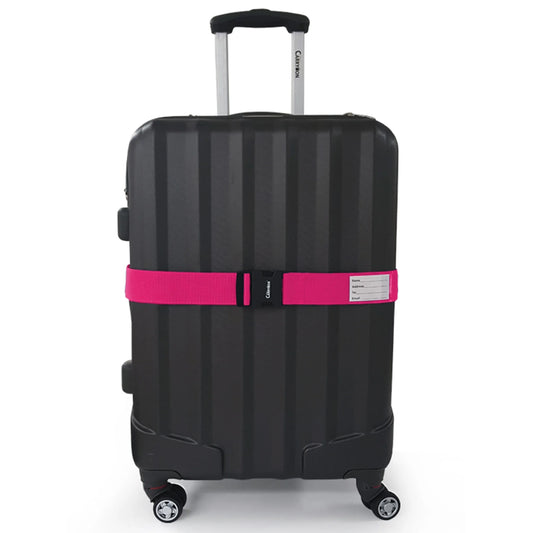 Luggage Strap - Adjustable Luggage Belt - Superior Strength (Pink)