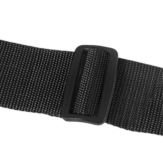 Adjustable Luggage Strap Suitcase Baggage Packing Belt Travel Accessories Long Cross Strap (Black)